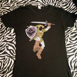 Juniors Zelda graphic tee shirt , small